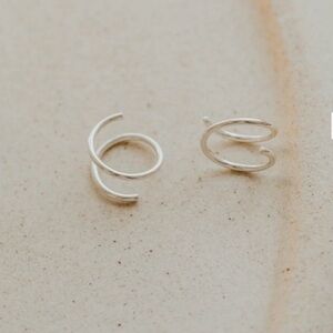 Tiny twist pair of earrings